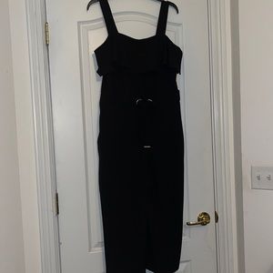 NWT—Black Capri Length Romper